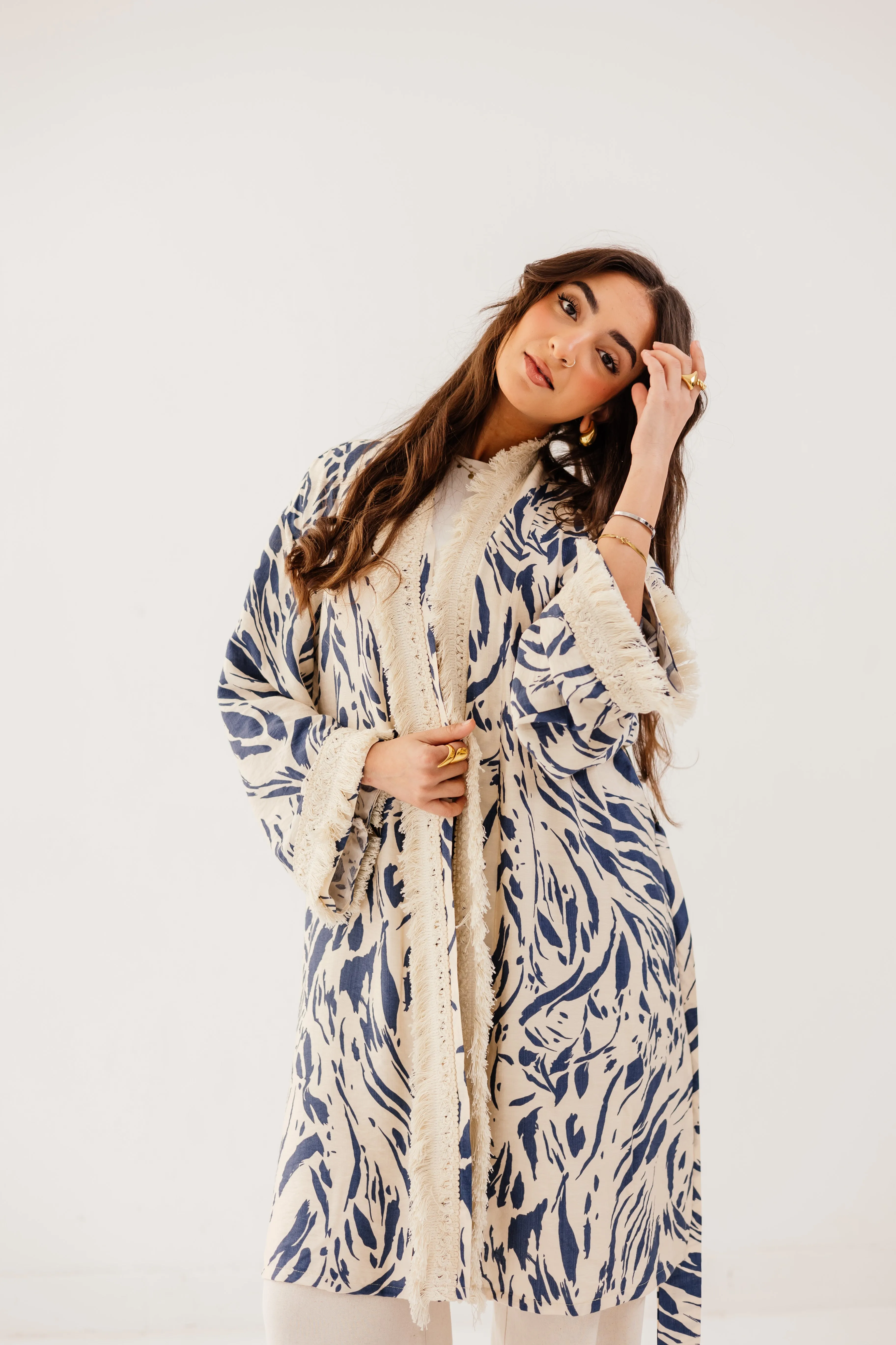 Oia Kimono in Blue