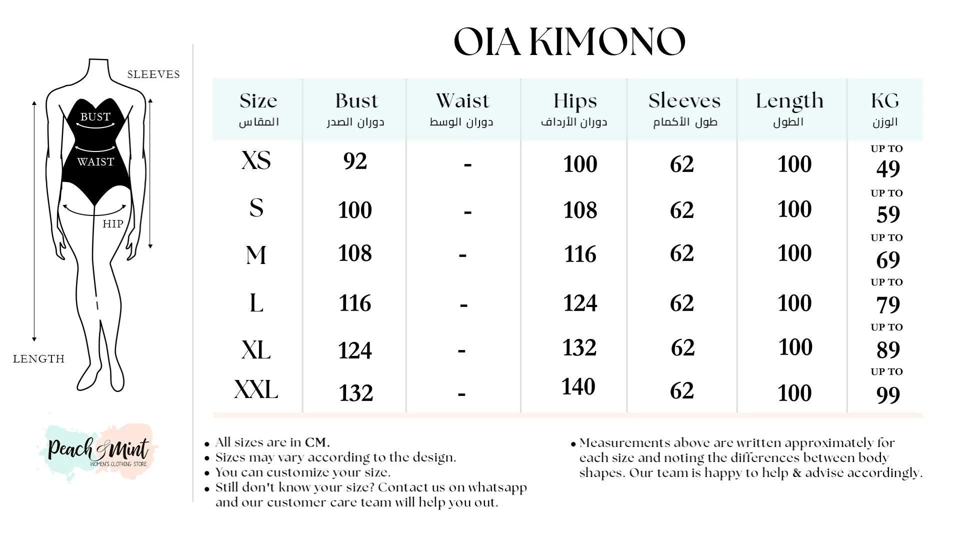 Oia Kimono in Blue
