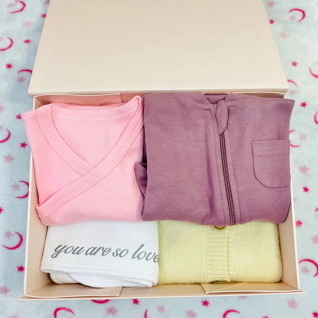 Organic Cotton, Cashmere, and Bamboo Baby Set