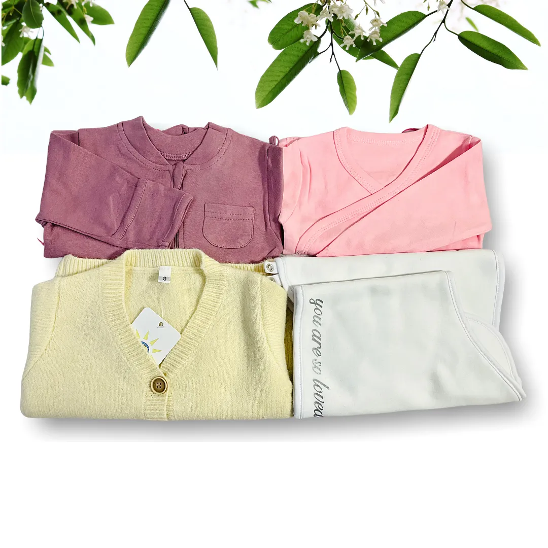 Organic Cotton, Cashmere, and Bamboo Baby Set