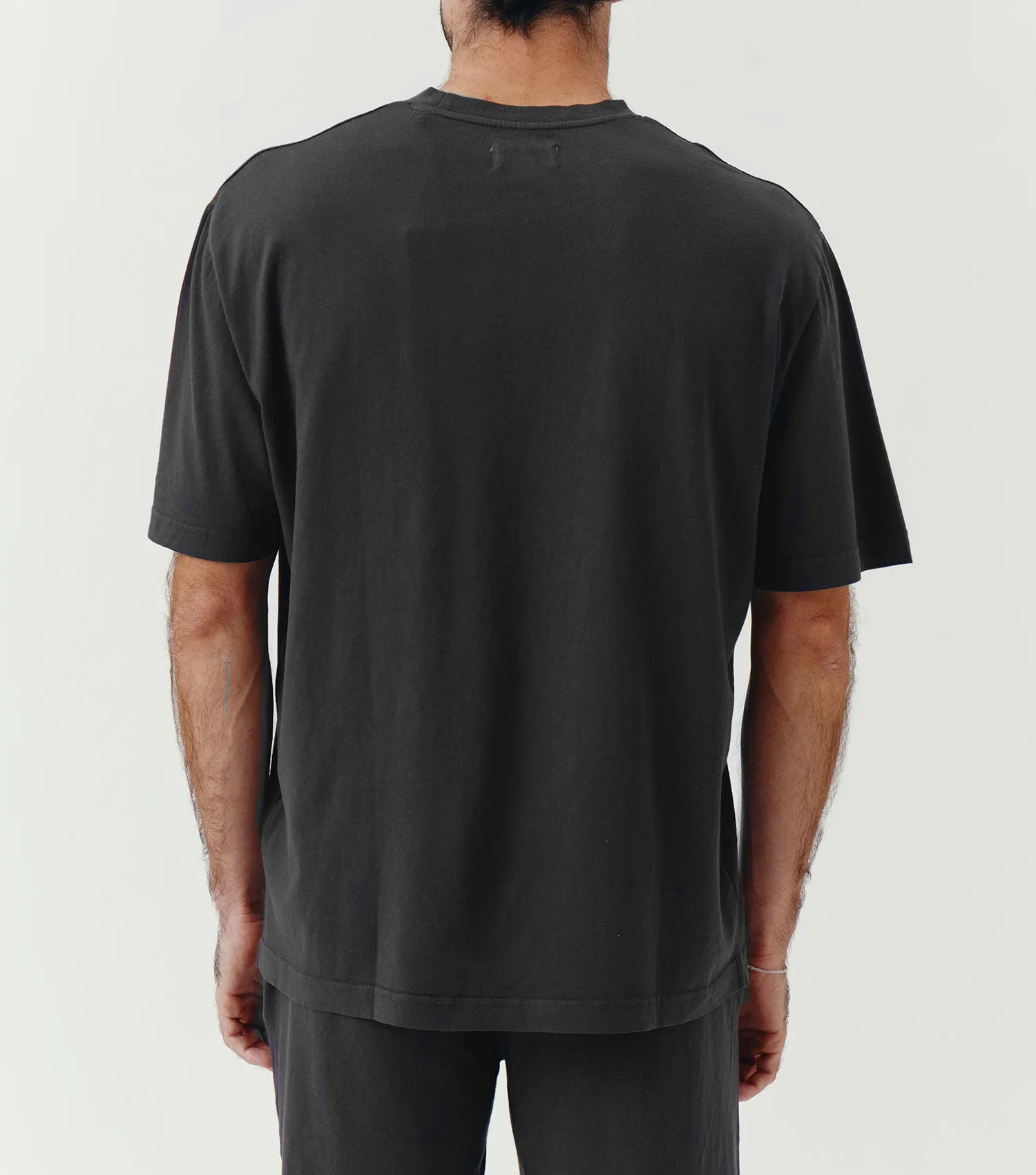 Oversize Cotton T-shirt Charcoal