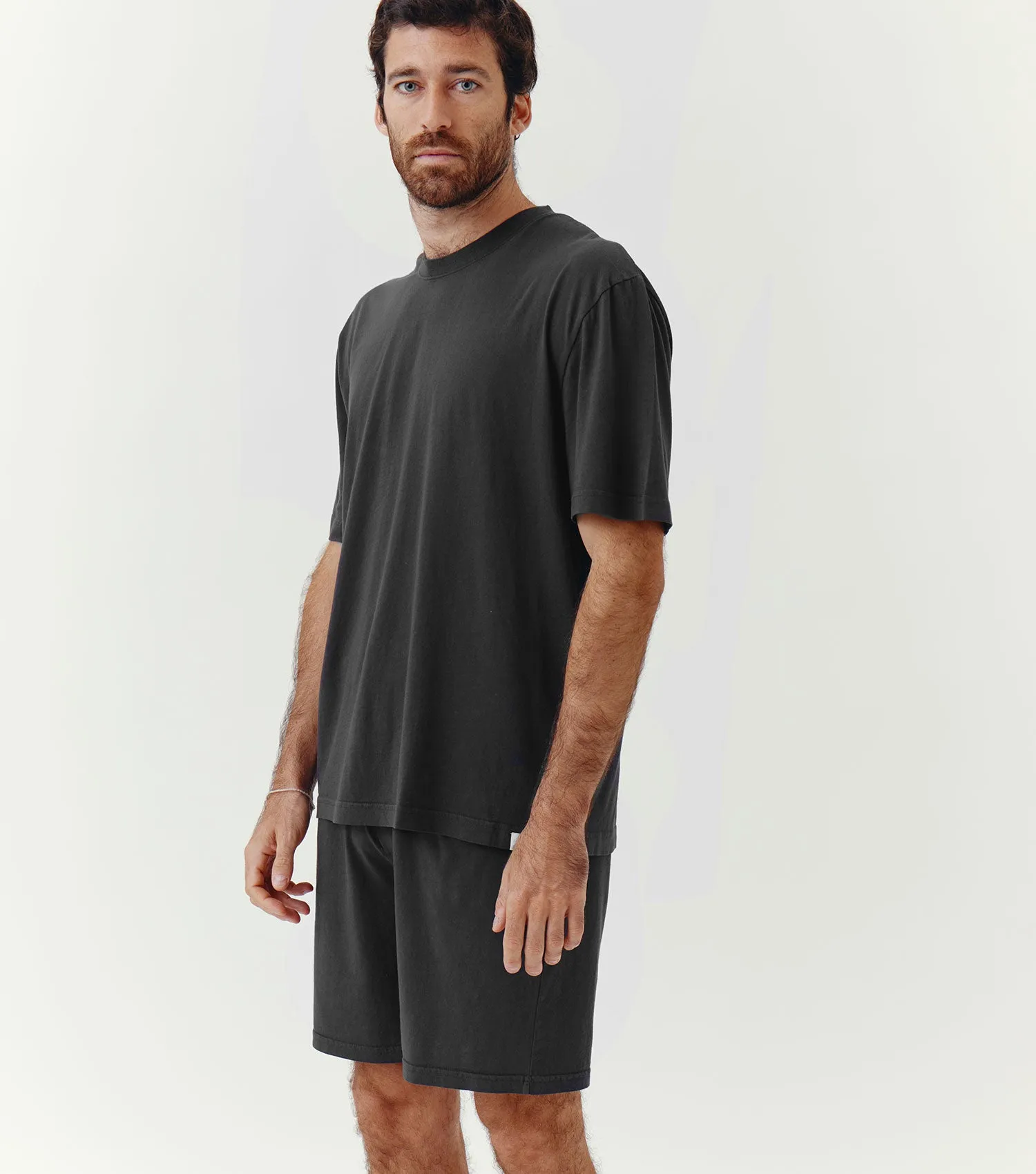 Oversize Cotton T-shirt Charcoal