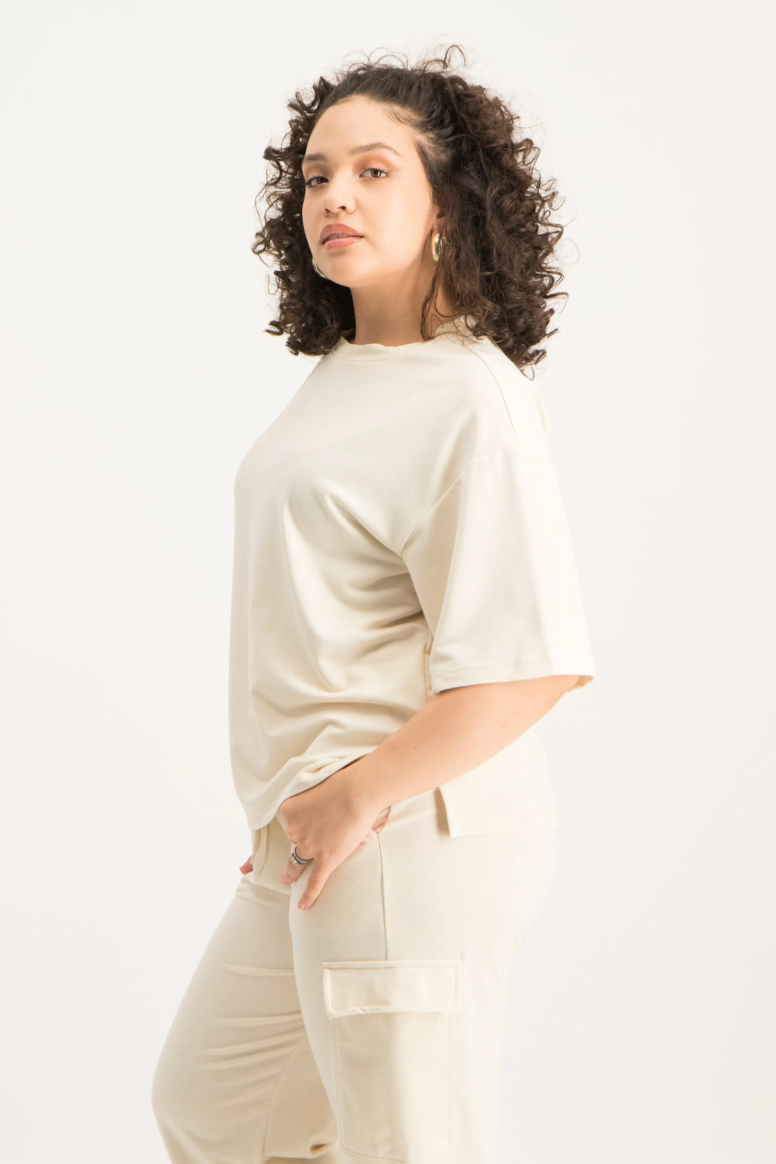 Oversized Short Sleeve Pullover