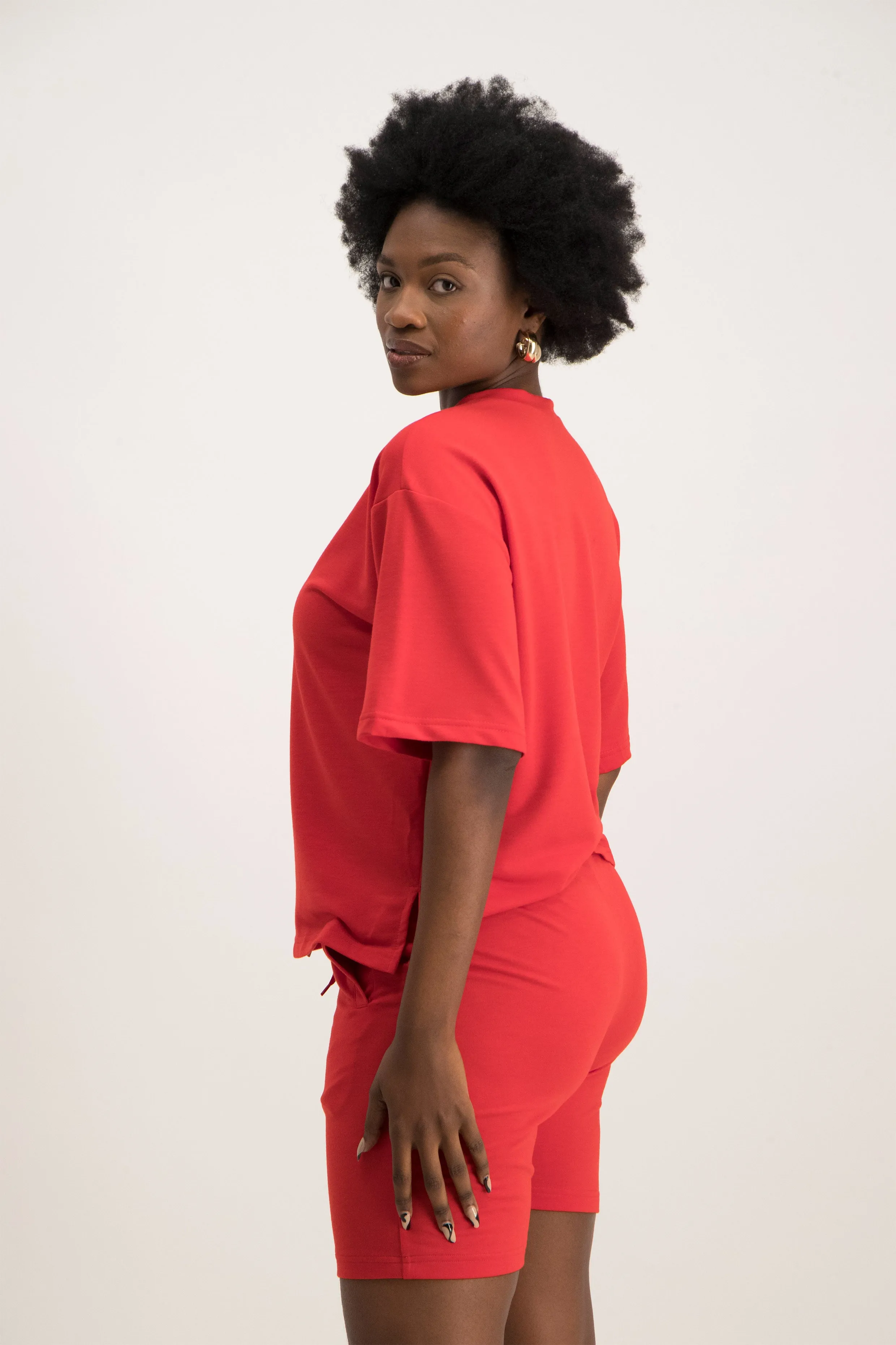 Oversized Short Sleeve Pullover