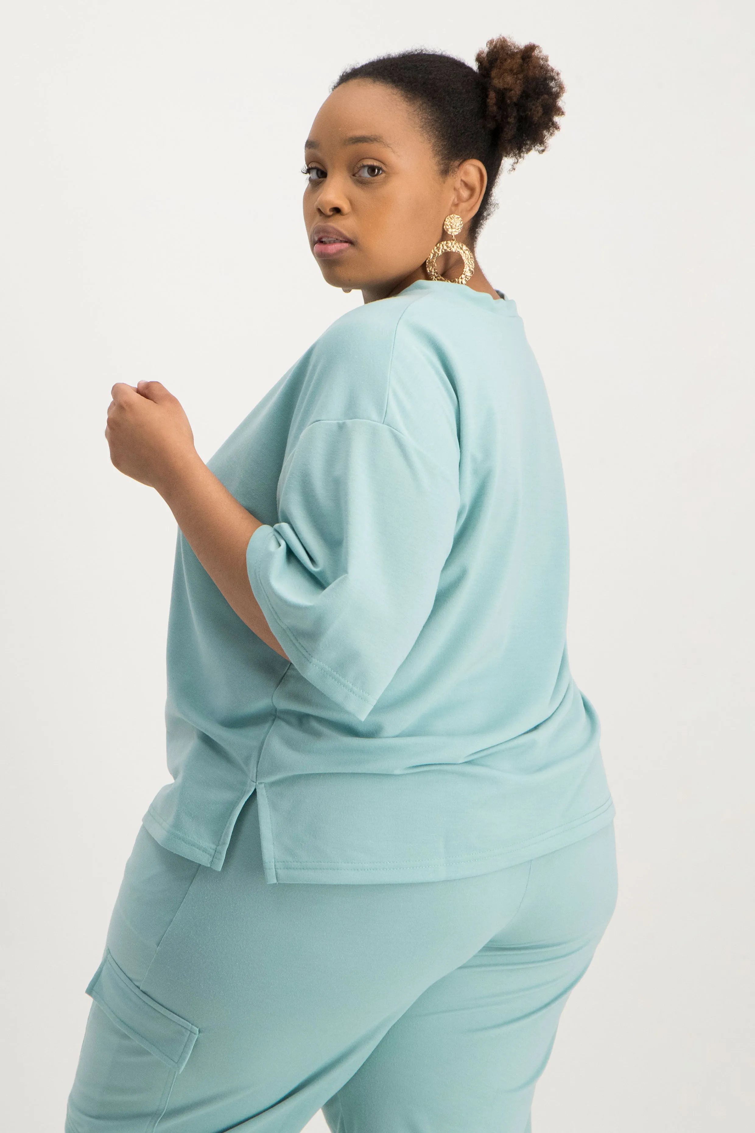 Oversized Short Sleeve Pullover