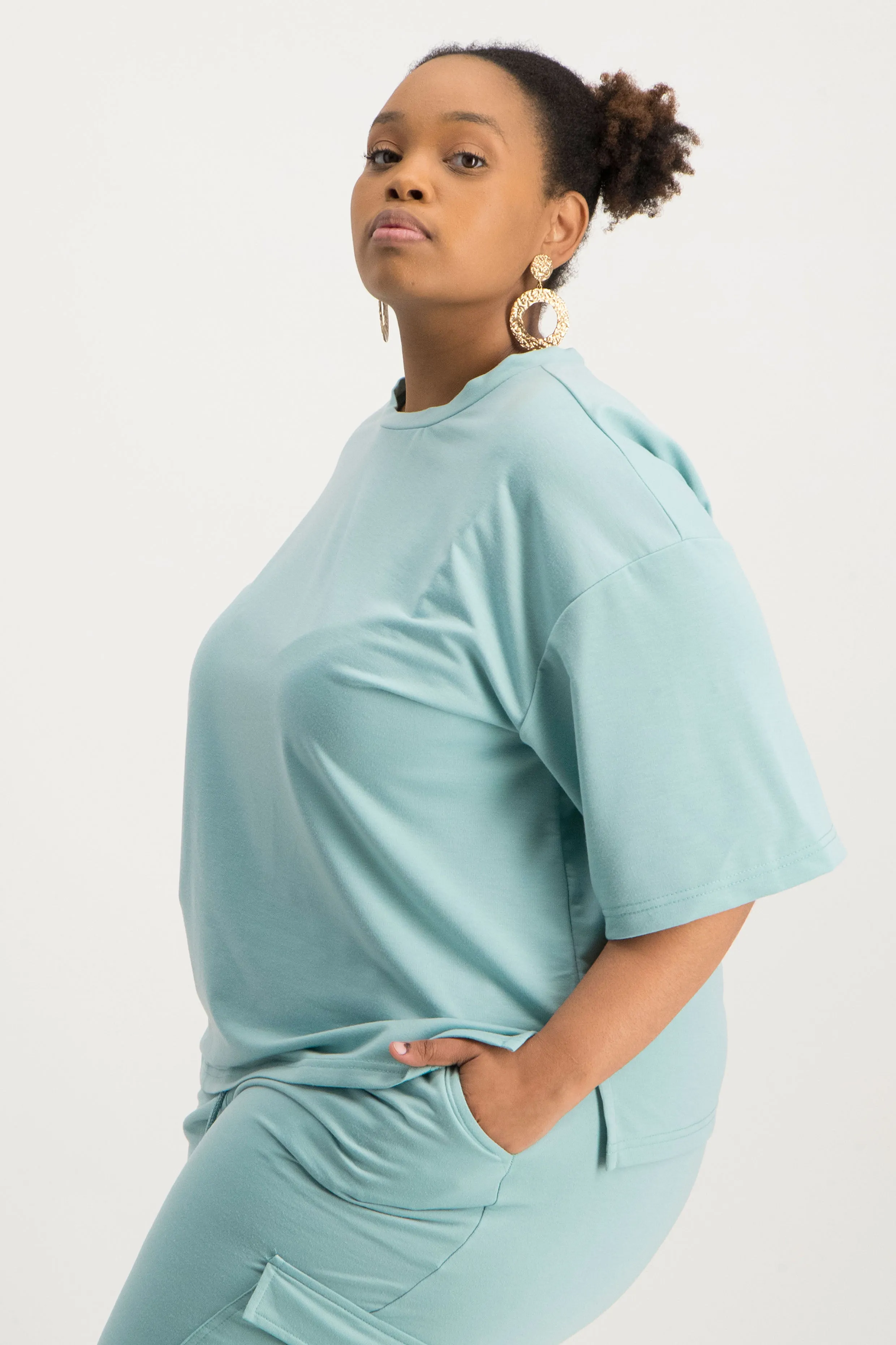 Oversized Short Sleeve Pullover