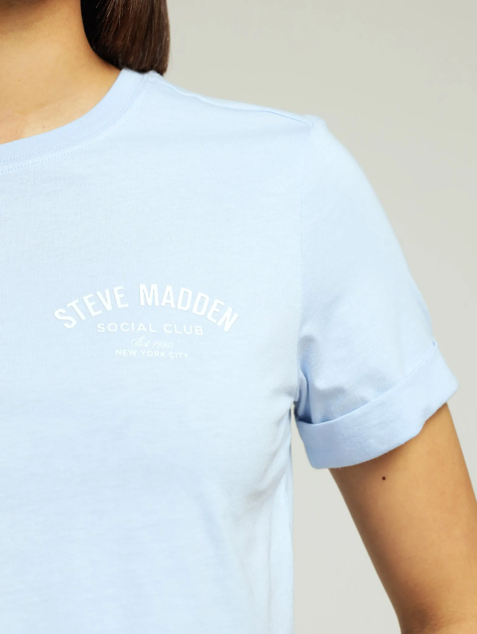 Pamala Basic Logo Tee - Blue