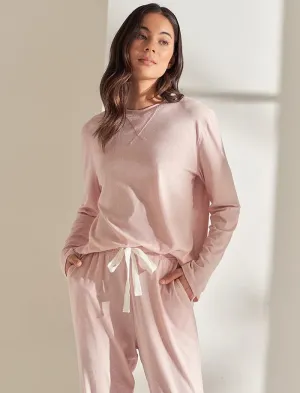 PAPINELLE JADA ORGANIC COTTON  LS TEE - PAPINELLE PINK