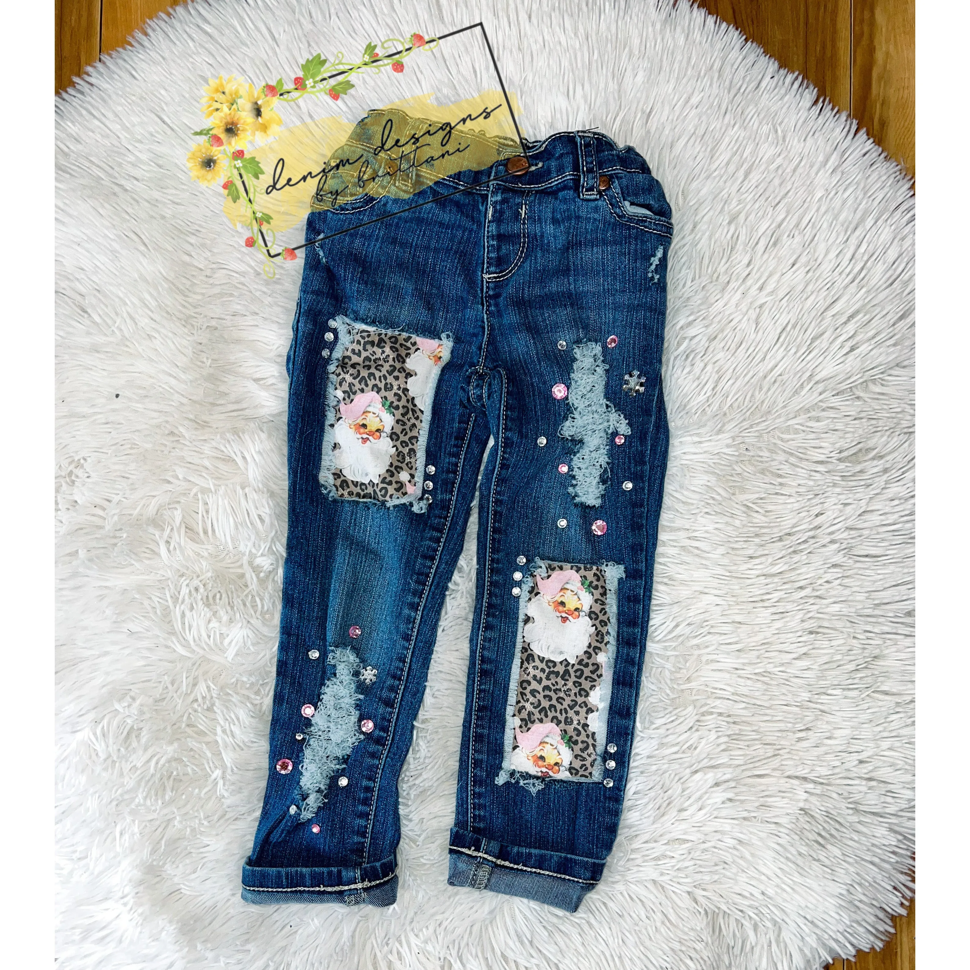 Patched Jeans