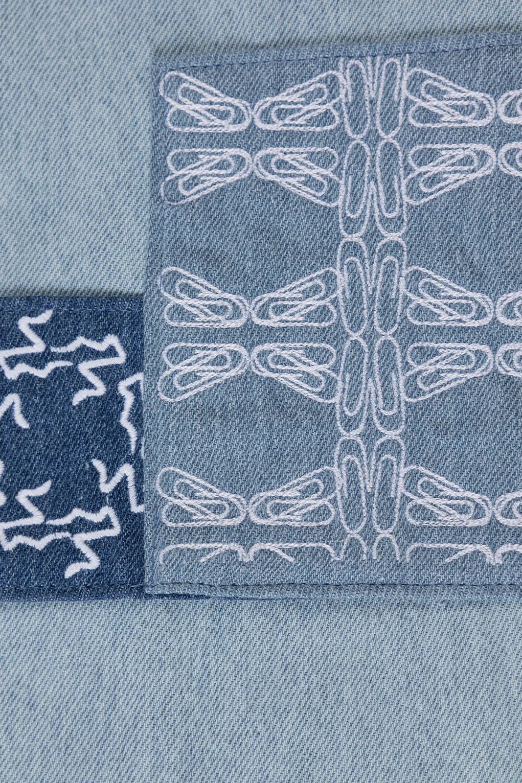 Patched Jeans