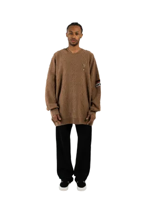 Patched Oversized Jumper