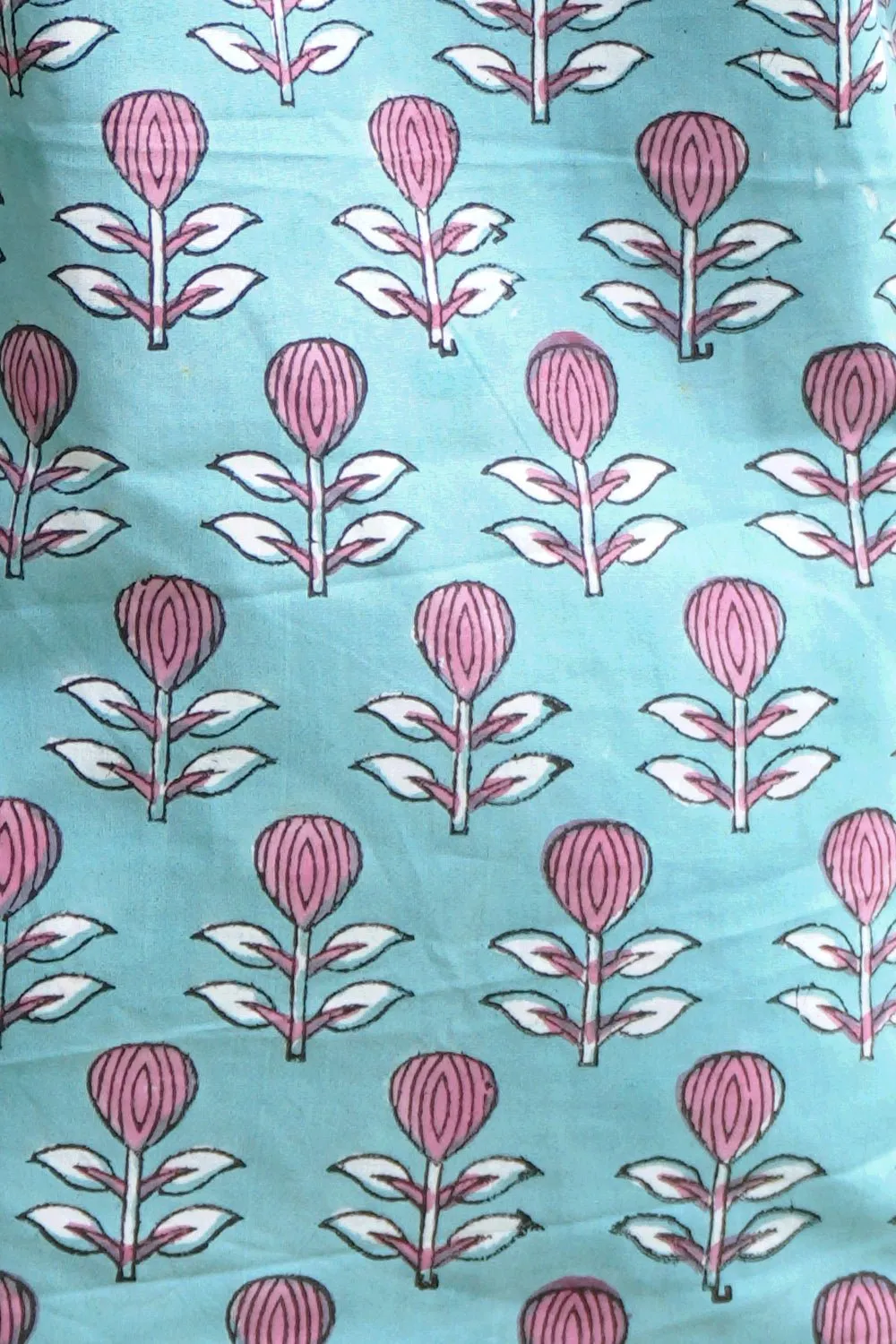 Pink Lemonade Sea Block Printed Night suit