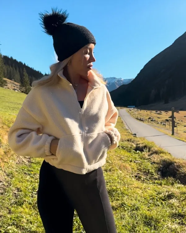 Plüsch Fleece Jacke Jamila