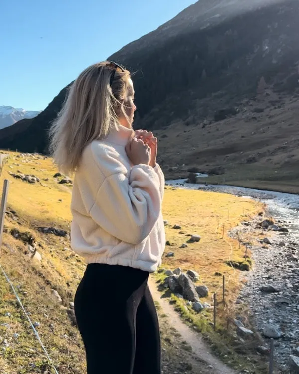 Plüsch Fleece Jacke Jamila