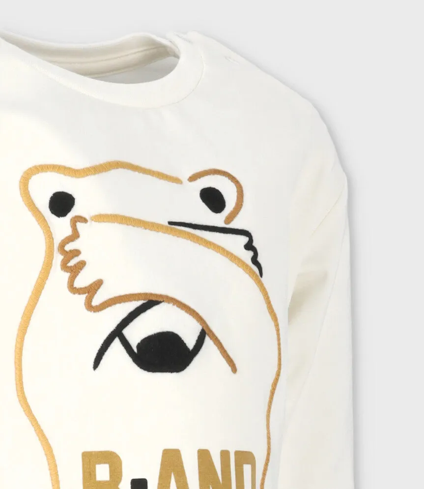Polera bebé niño con oso