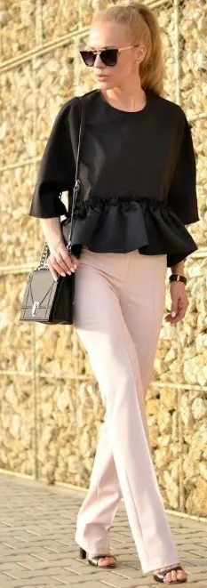 Prada pleated cotton top Size 8UK