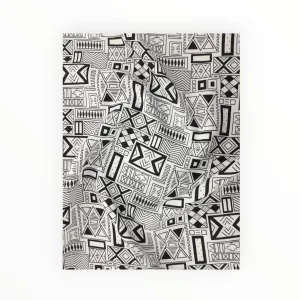Printed Mini Matt Design 6 MaXhosa Abstract  140 cm