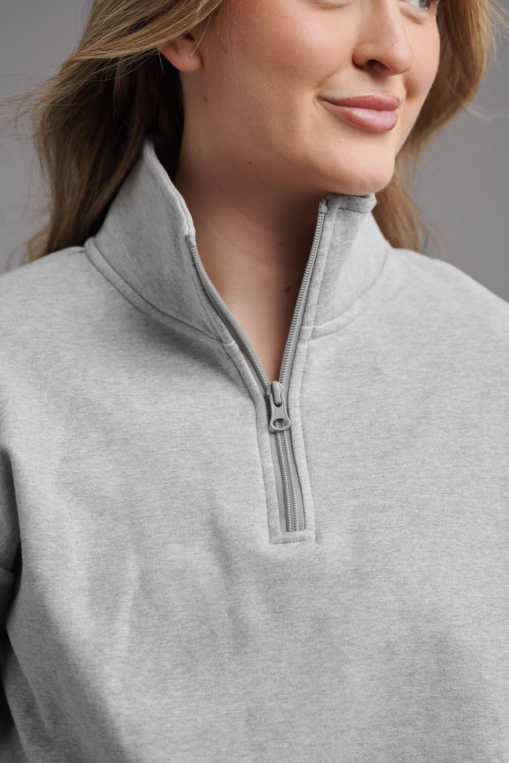 Quarter Zip - Cloudy