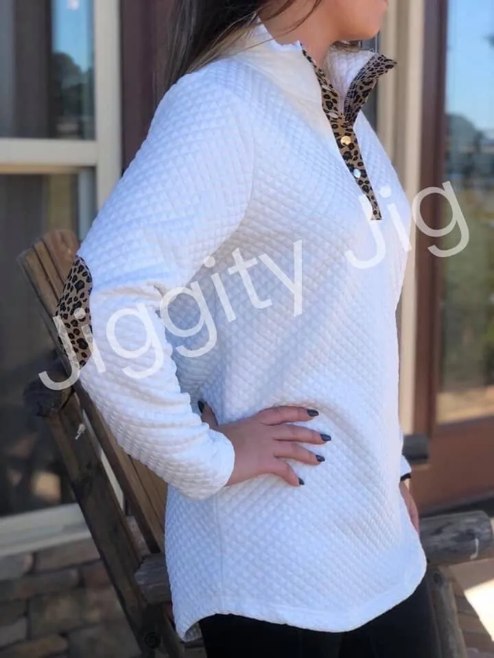 Quilted Pullover