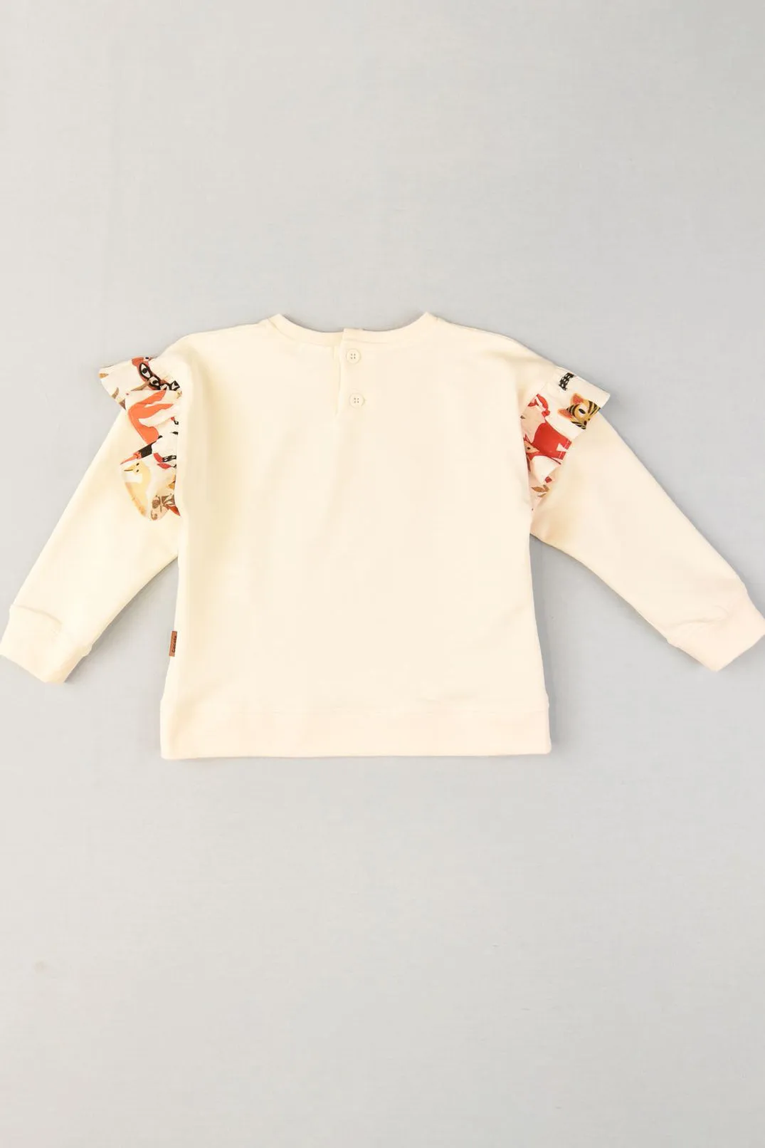 "Bronte" Cream Tiger Sweatshirt