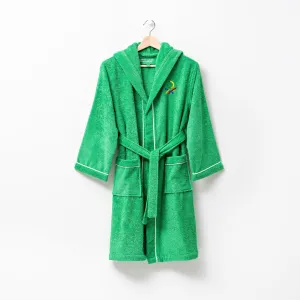 Rainbow 100% Cotton Bathrobe With Hoodie