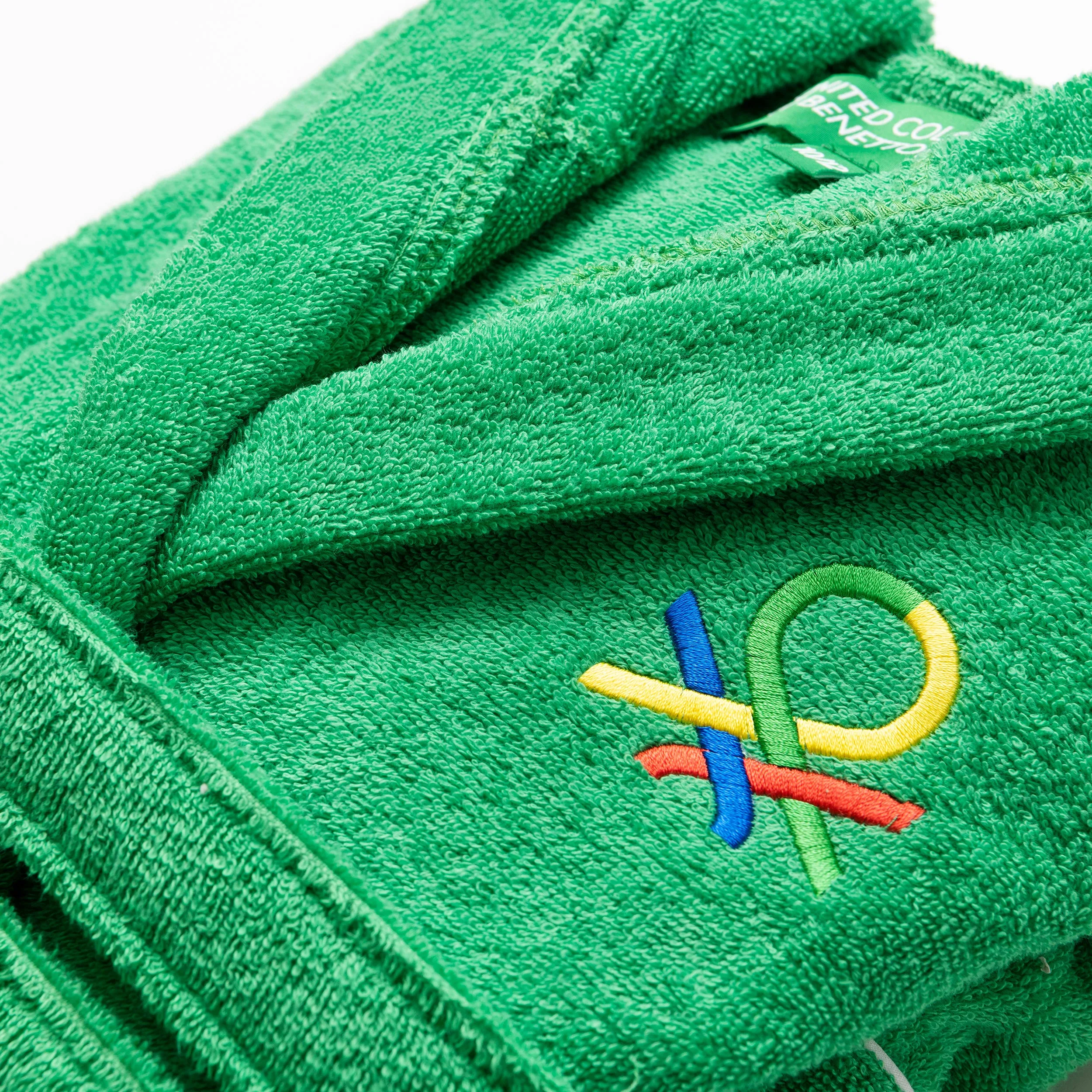 Rainbow 100% Cotton Bathrobe With Hoodie