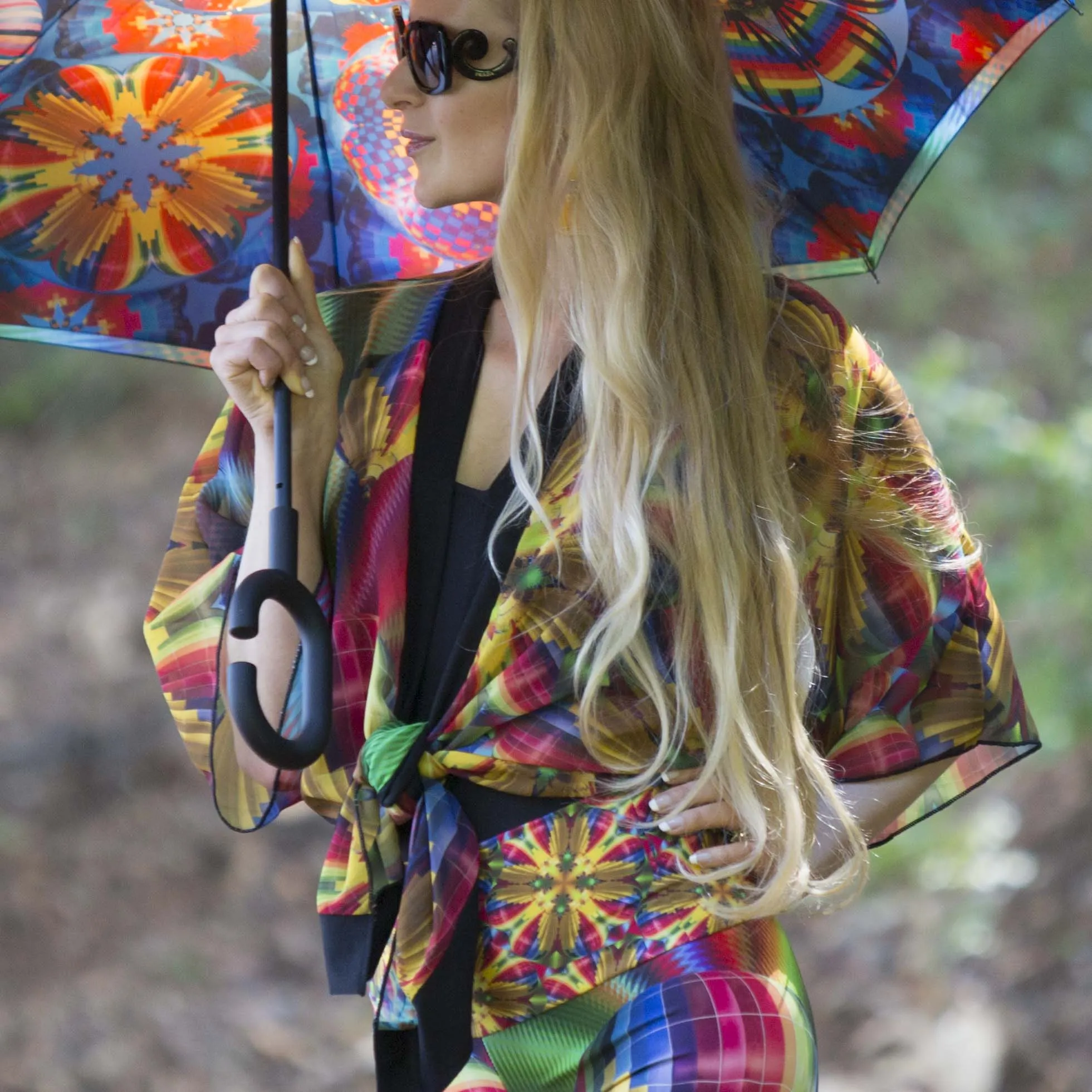 Rainbow - Balloon Kimono