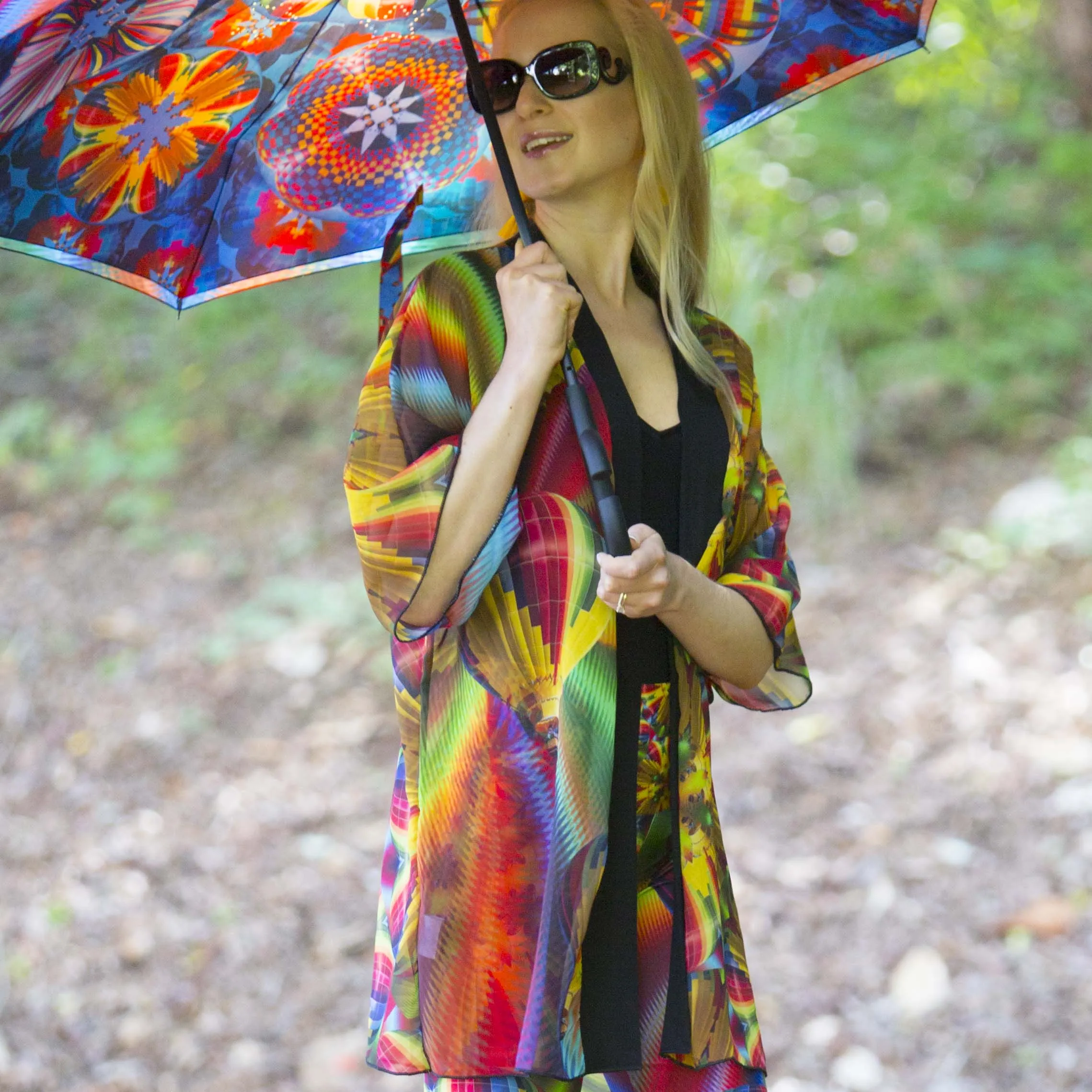 Rainbow - Balloon Kimono
