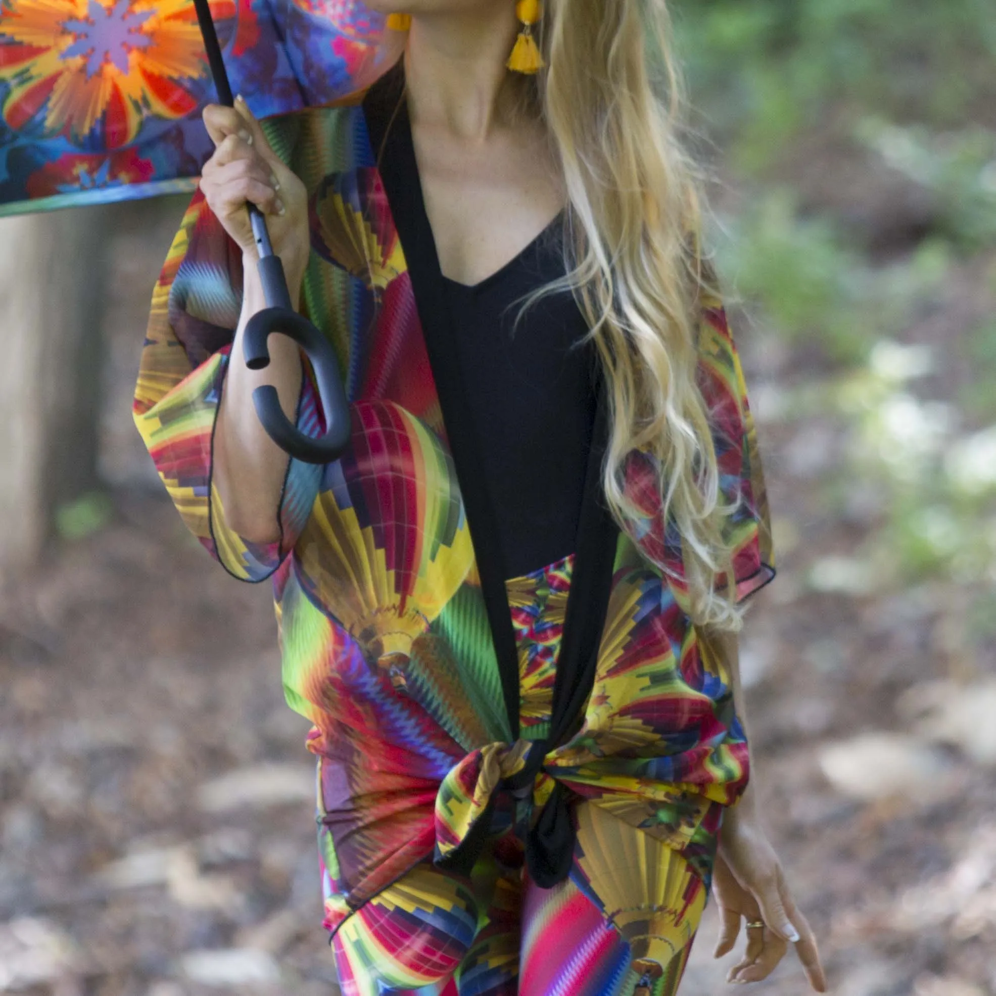 Rainbow - Balloon Kimono