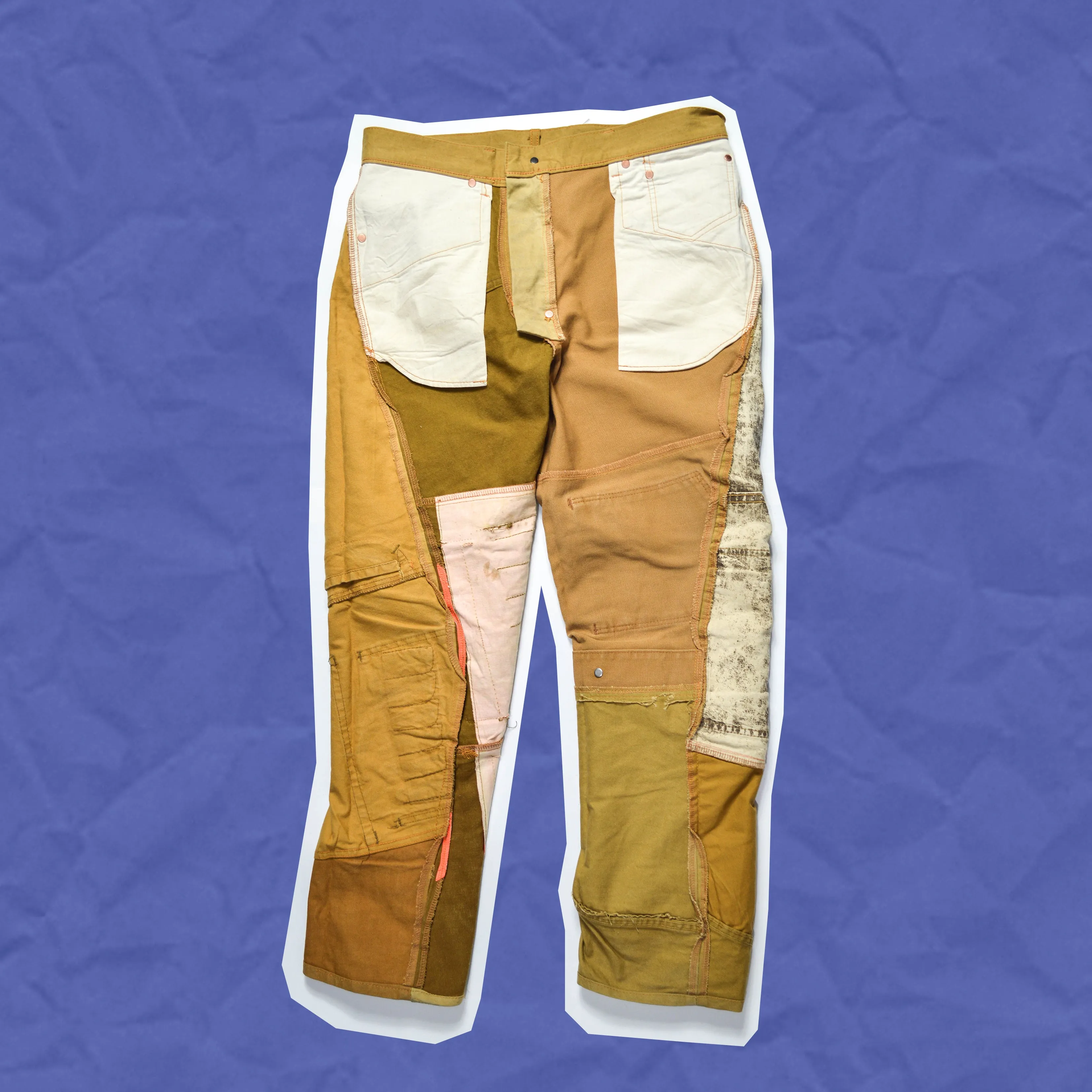 Rebuild Heavy Patchwork Cargo Pants (34)