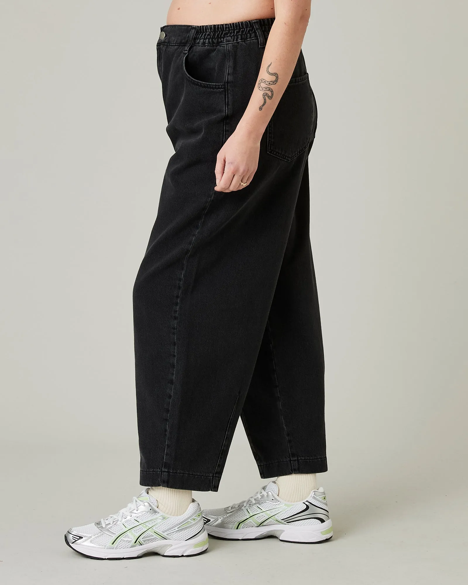 Remi Washed Black Denim Jeans