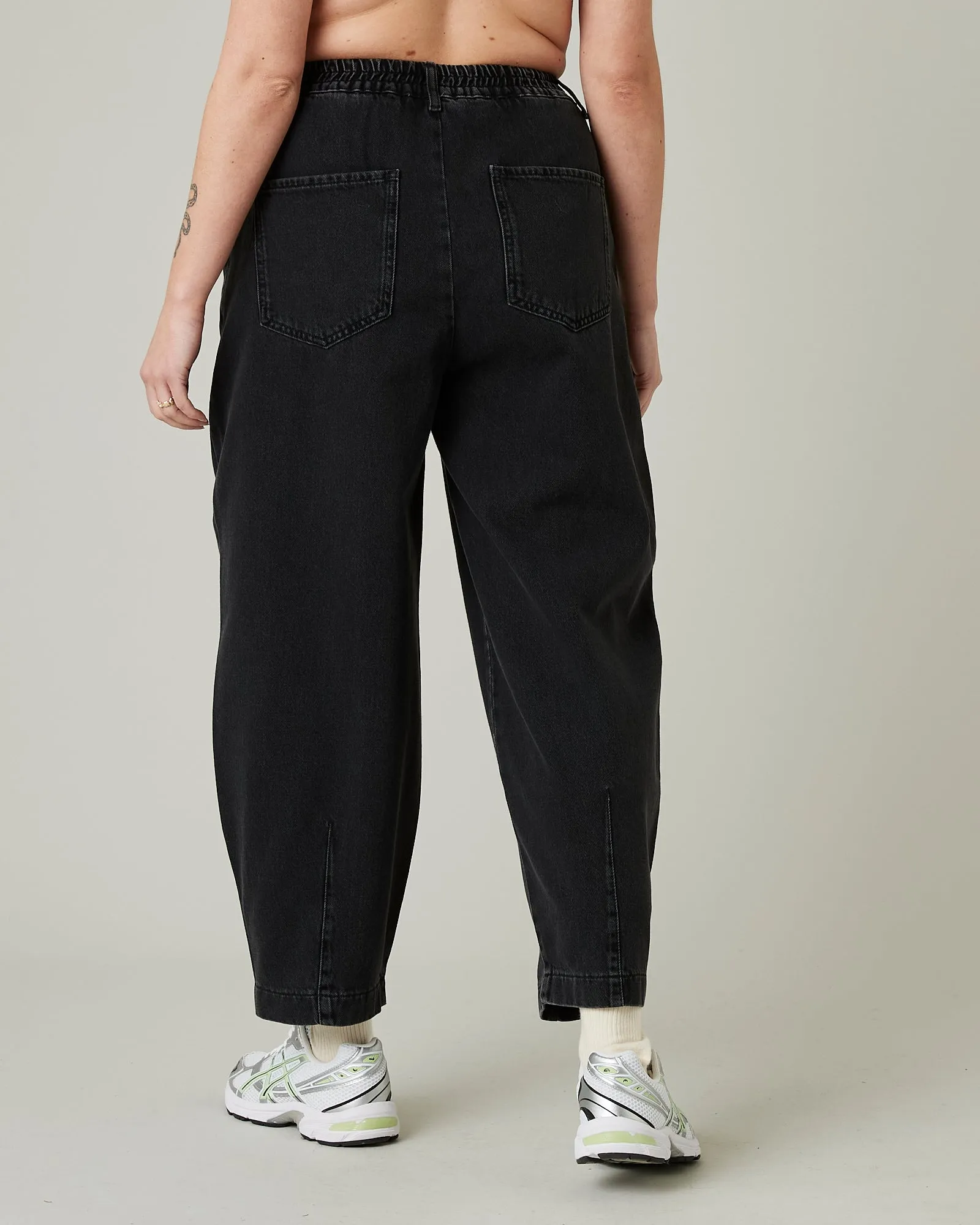 Remi Washed Black Denim Jeans