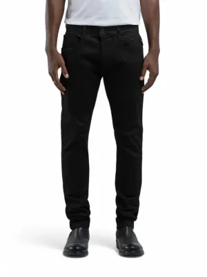 Replay Mens  Hyperflex Black Jeans