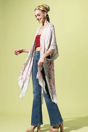 Royal Botanic Jacquard Kimono