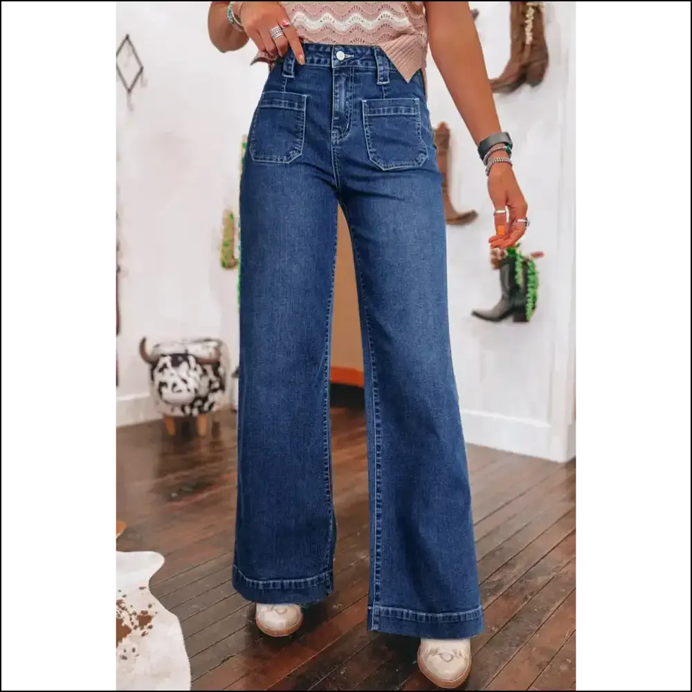 Sail Blue Wide Leg Jeans: Leg Day? Nah, *these* Legs  👖 Needful Things