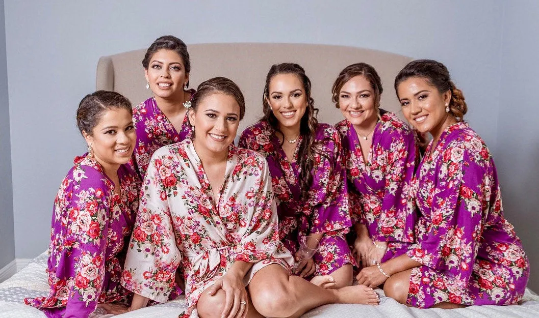Sale! Set of 6  Bridesmaid Robes, Bridesmaid Gift, Gift for Bridesmaid, Robe for Bridesmaid, Bridesmaid Robe, Bridal Party Robe