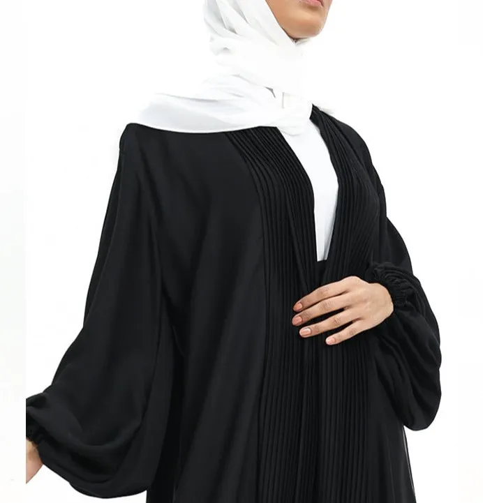 Saree Wrap Kimono - Black