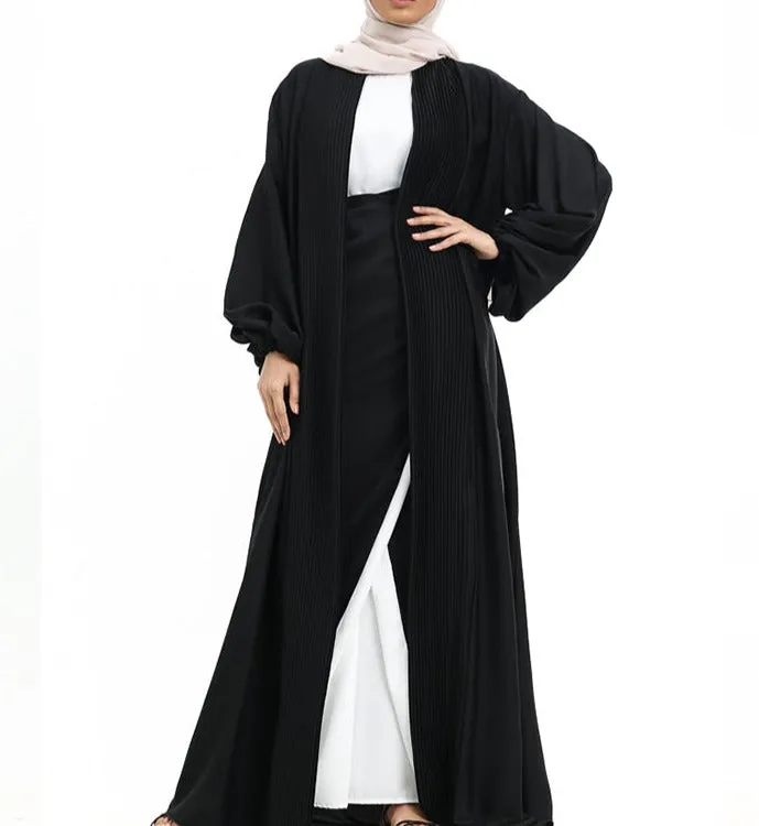 Saree Wrap Kimono - Black