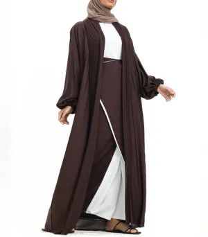 Saree Wrap Kimono - Chocolate