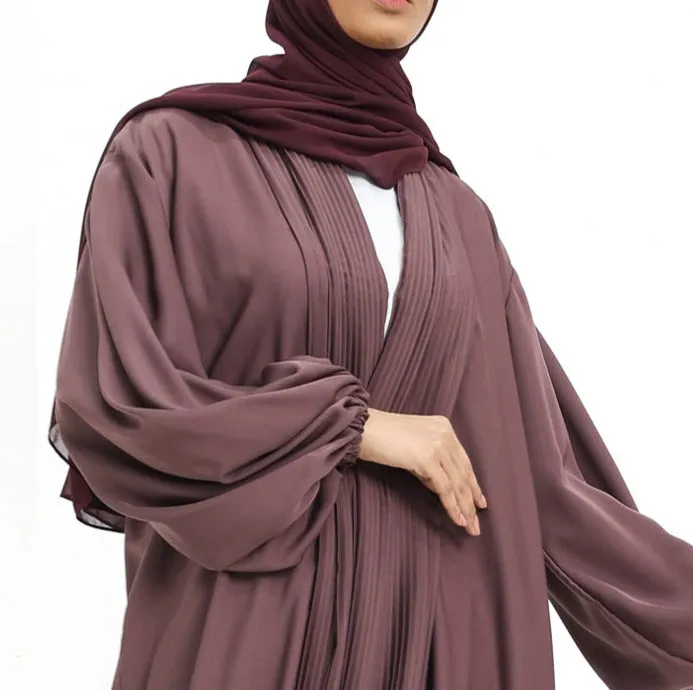 Saree Wrap Kimono - Mauve