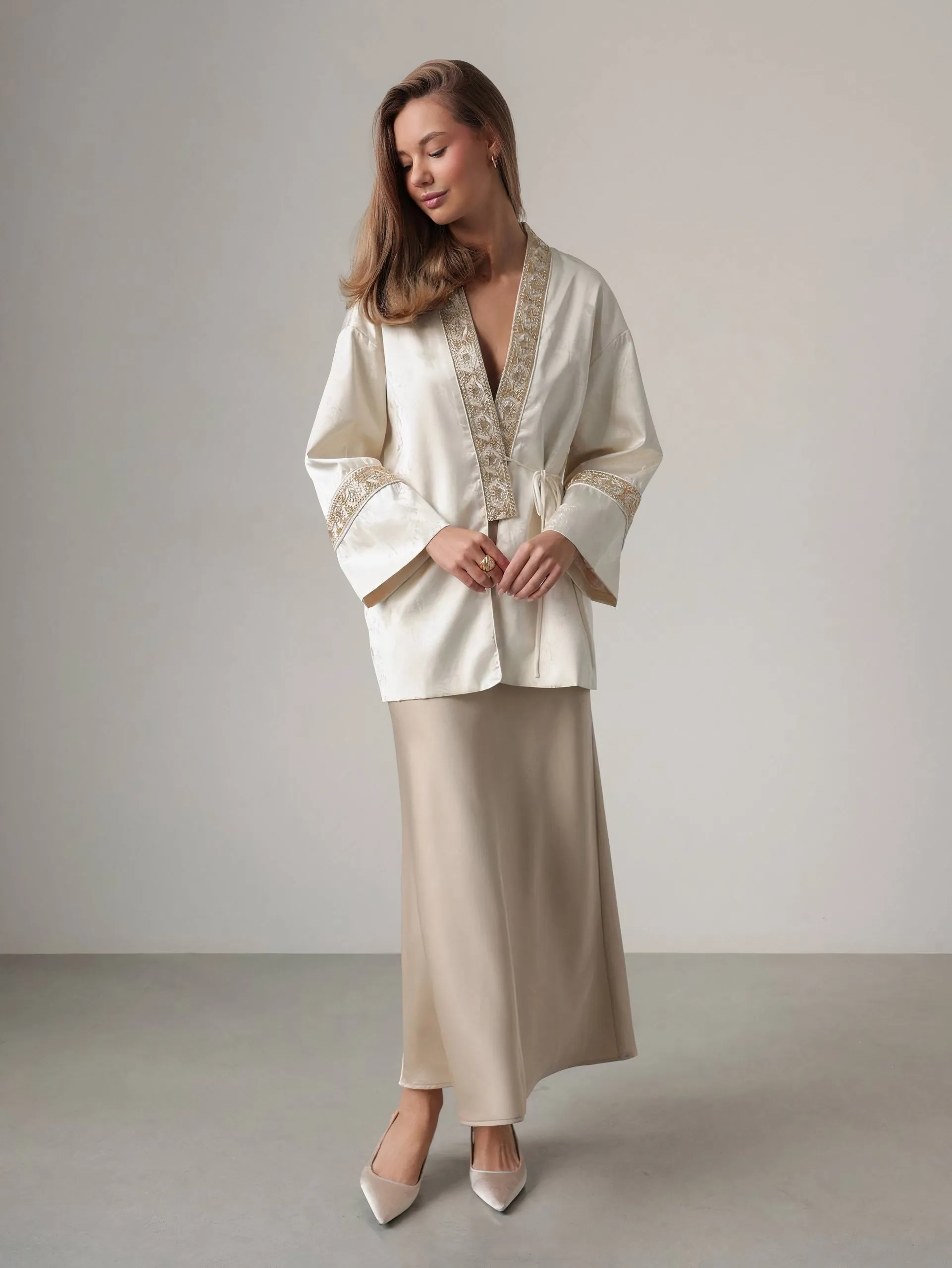 Satin Grace Maxi Skirt
