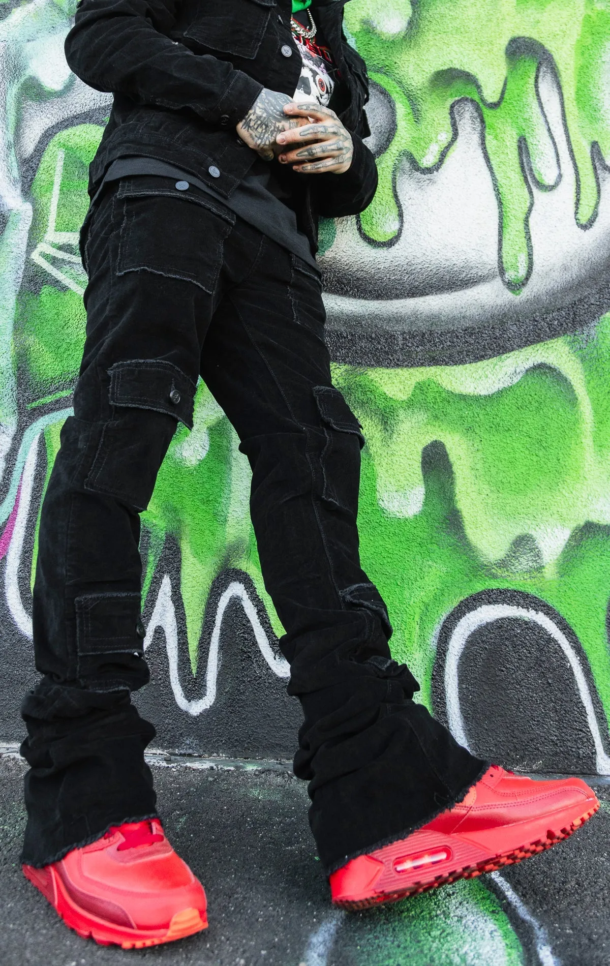 Savant Corduroy Stacked Jeans