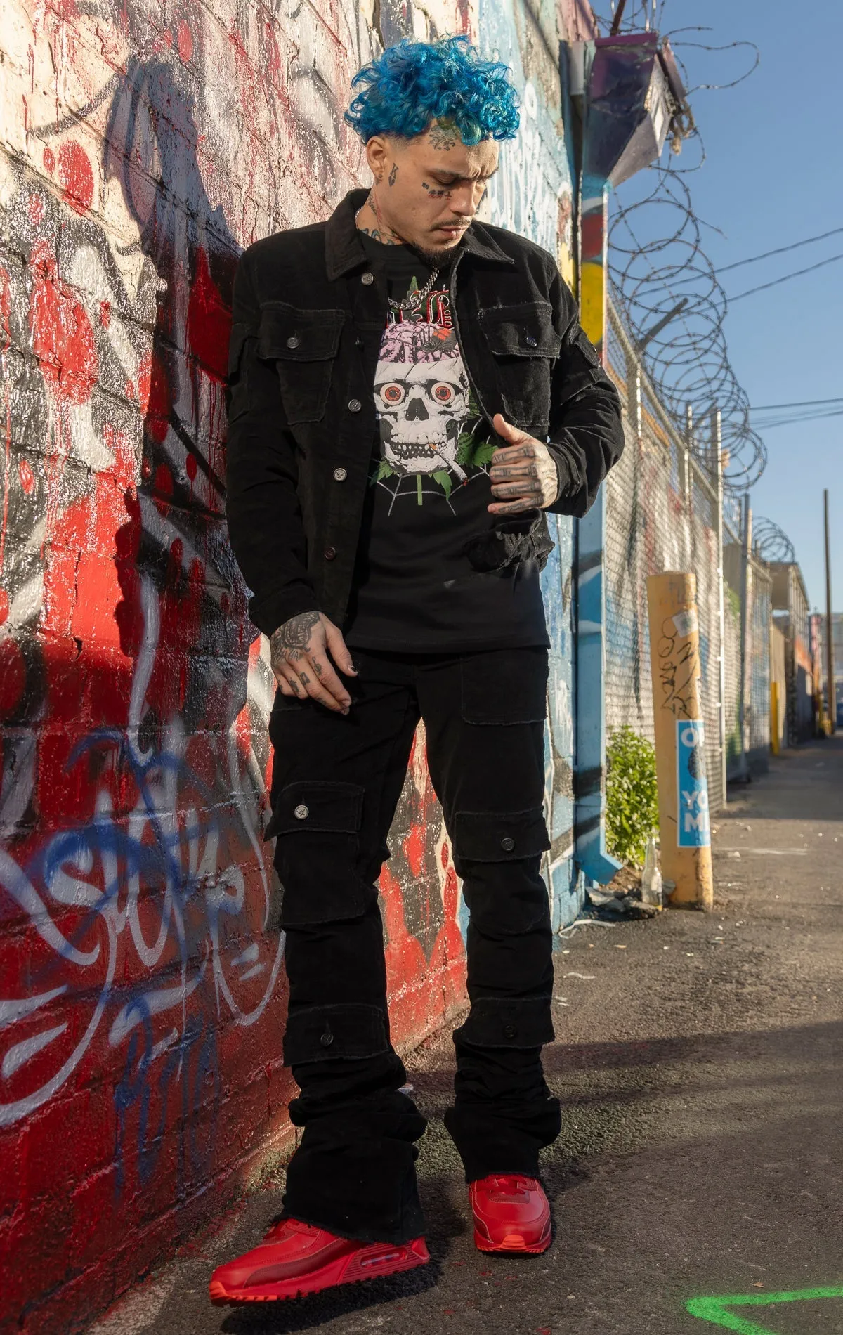 Savant Corduroy Stacked Jeans