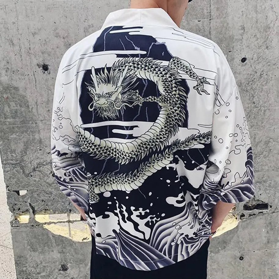 Sea Dragon Kimono Shirt