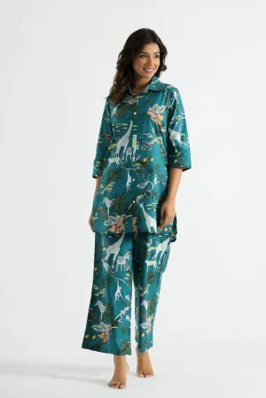 Sea Green Cotton Cord Set