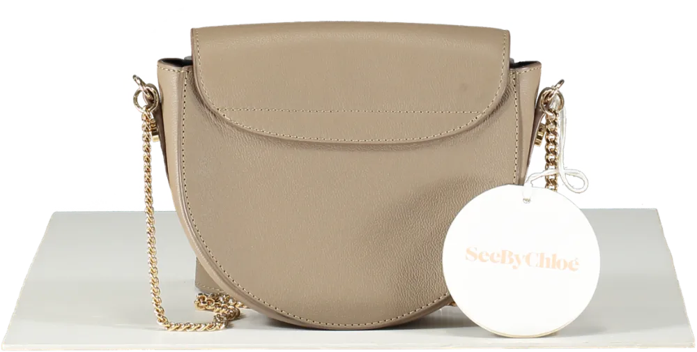 See by Chloé Beige Mara Evening Bag Motty Grey