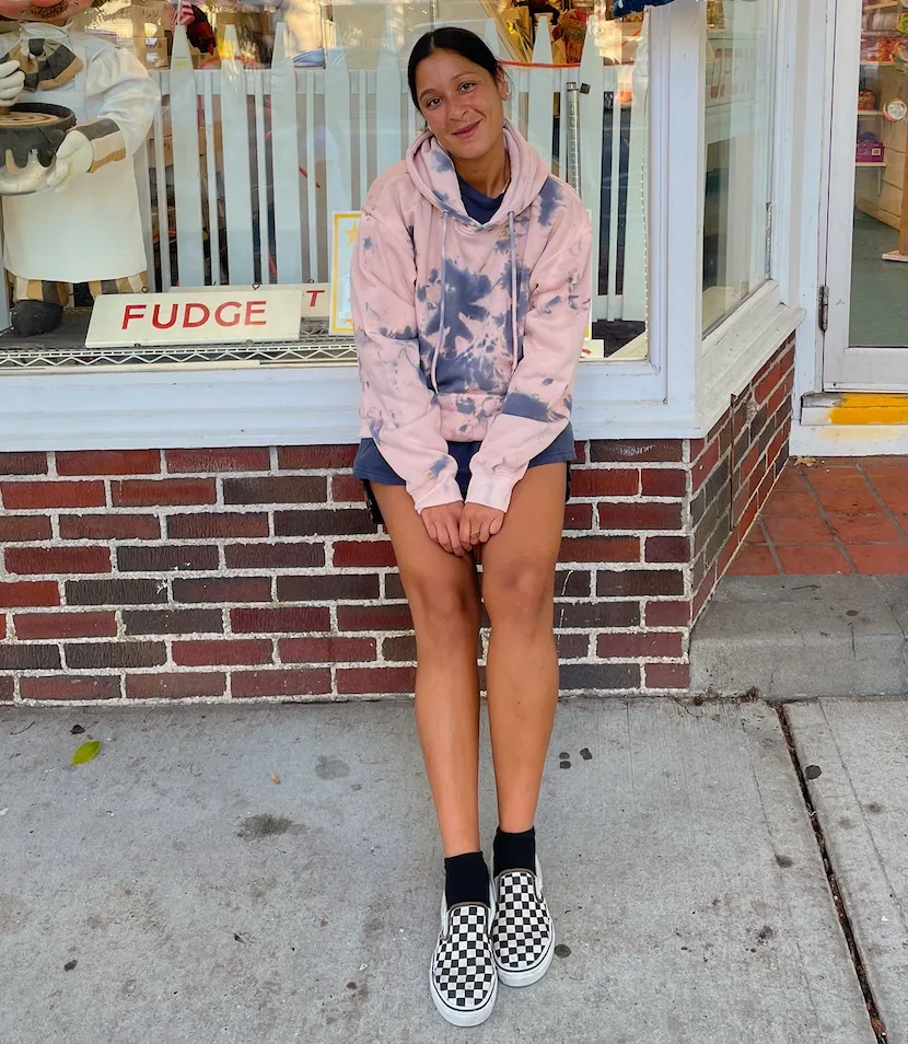Smokey Pink Tie Dye Hoodie