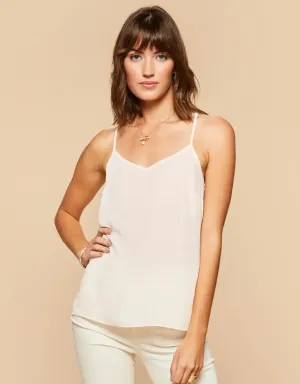 Spartina 449 Cordelia Silk Tank - Pearl Pink