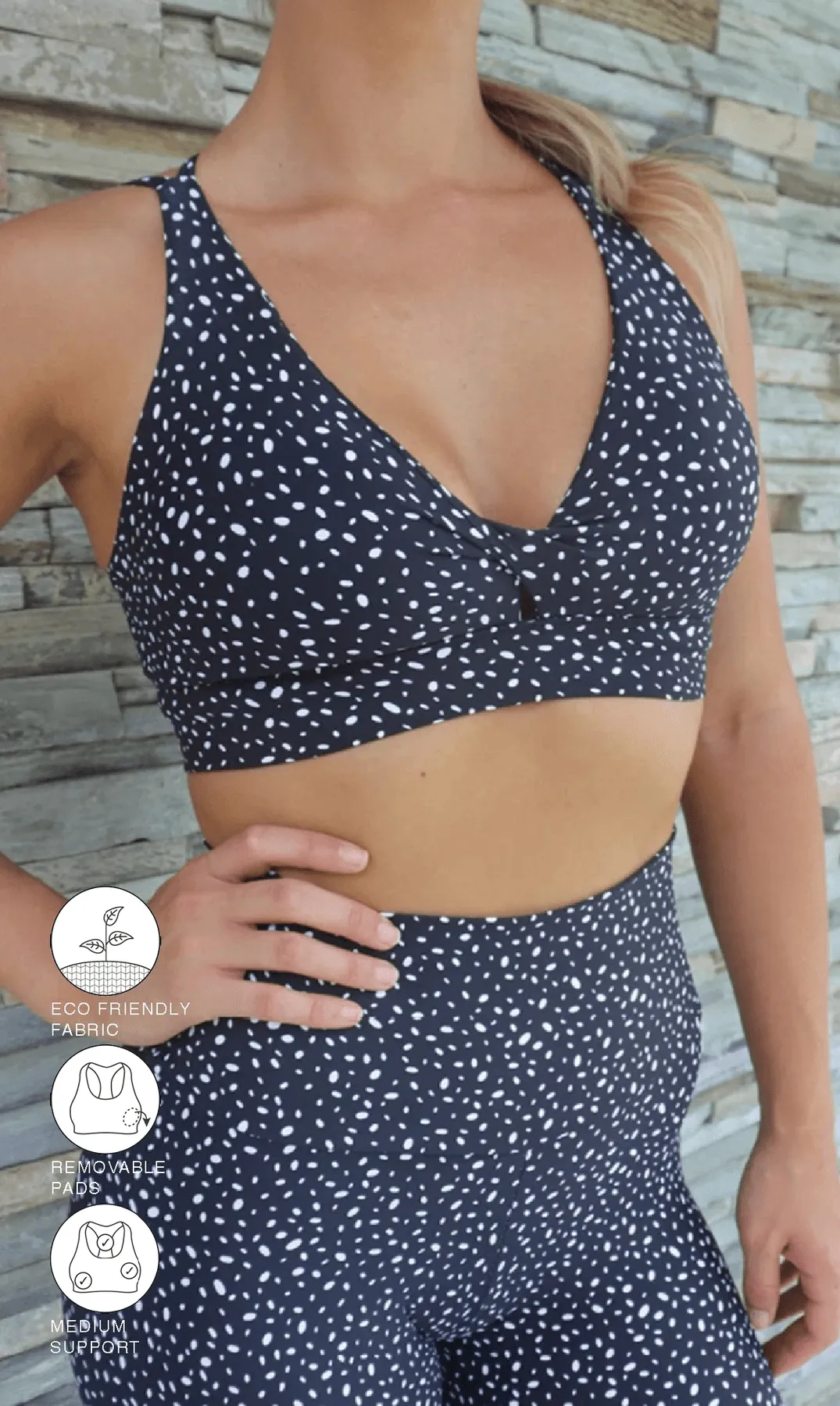 Star Dust Eco Diamond Back Bra