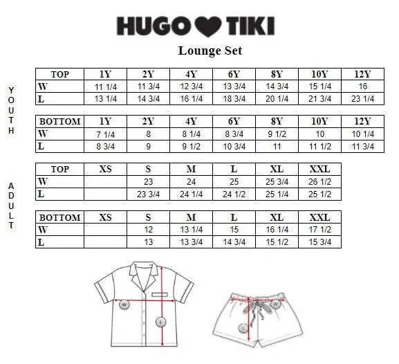 Strawberry Milk Lounge Set by Hugo Loves Tiki